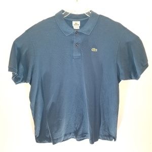 Men's LACOSTE Polo Rugby Shirt Shortsleeve sz 8 XX